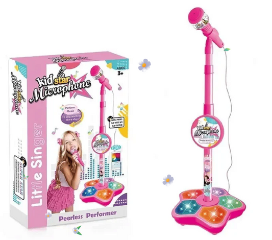 Juguete Micrófono, Máquina de Karaoke con Luces