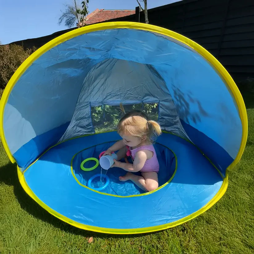 ☀️ Tienda Pop-Up Bebé con Piscina