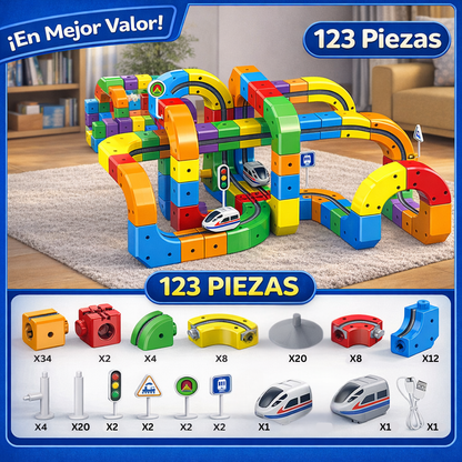 Track Motion – Juguete Educativo STEM de Construcción Magnética