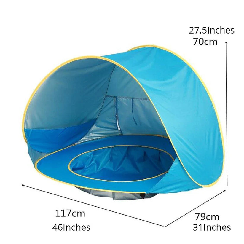 ☀️ Tienda Pop-Up Bebé con Piscina