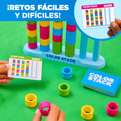 🌈 Torre de Colores Gigante – Juego Familiar con 50 Retos 🧩